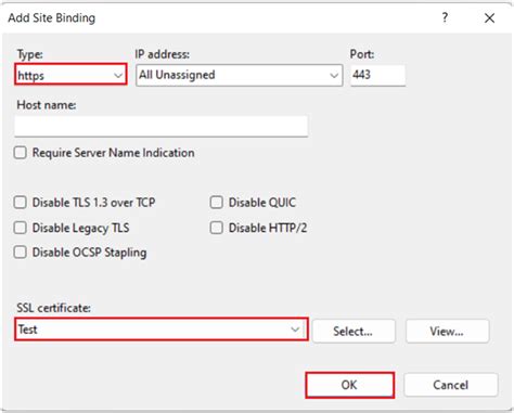 Enabling HTTPS .